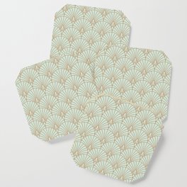 Art Deco fan pattern Coaster