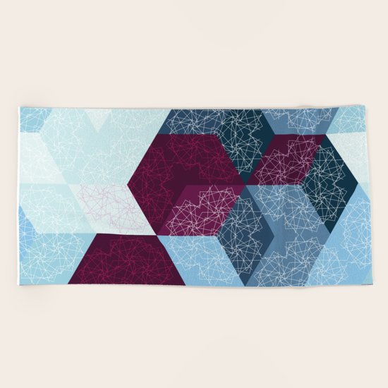 Caleidoscube Beach Towel