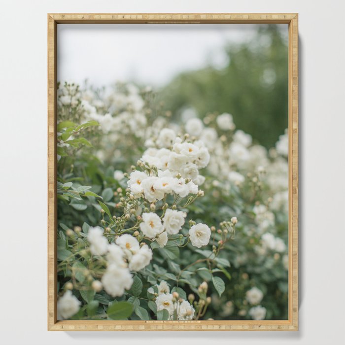 Flowers Serving Tray