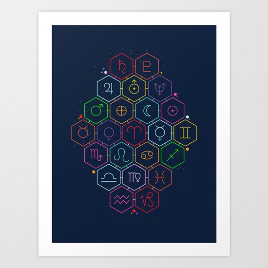 Written in the Stars Art Print
