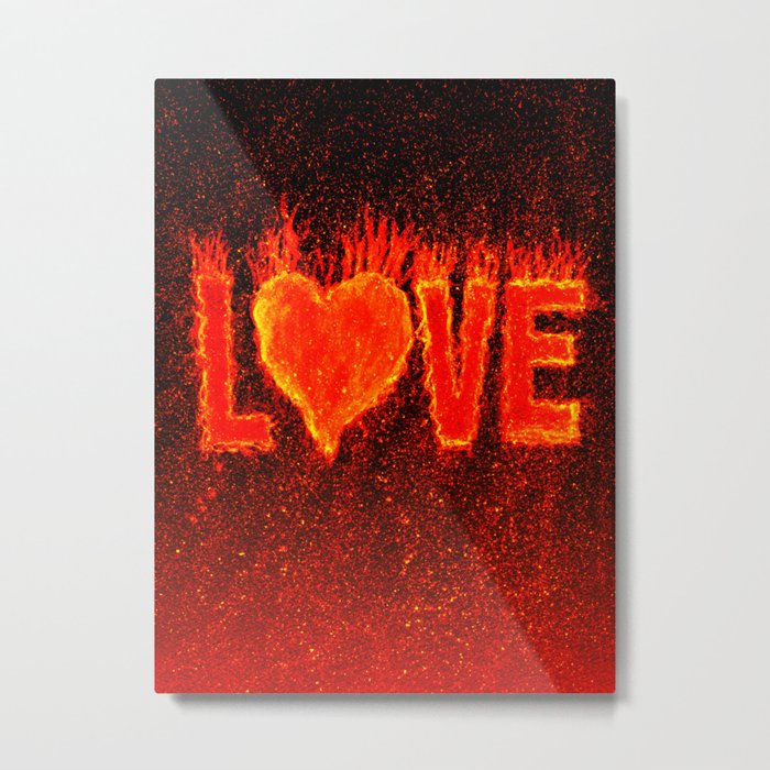 Hot Love Metal Print
