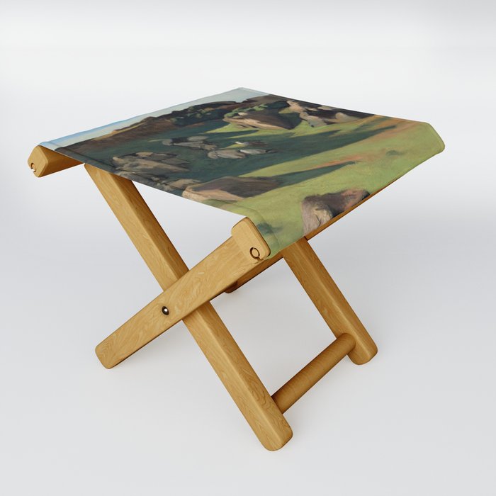 Edward Hopper Folding Stool