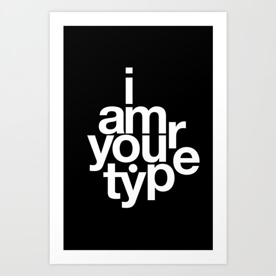 HELVETICA! Art Print