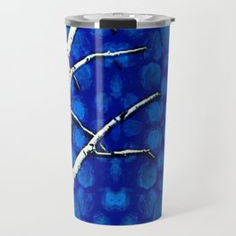 blue tree Travel Mug