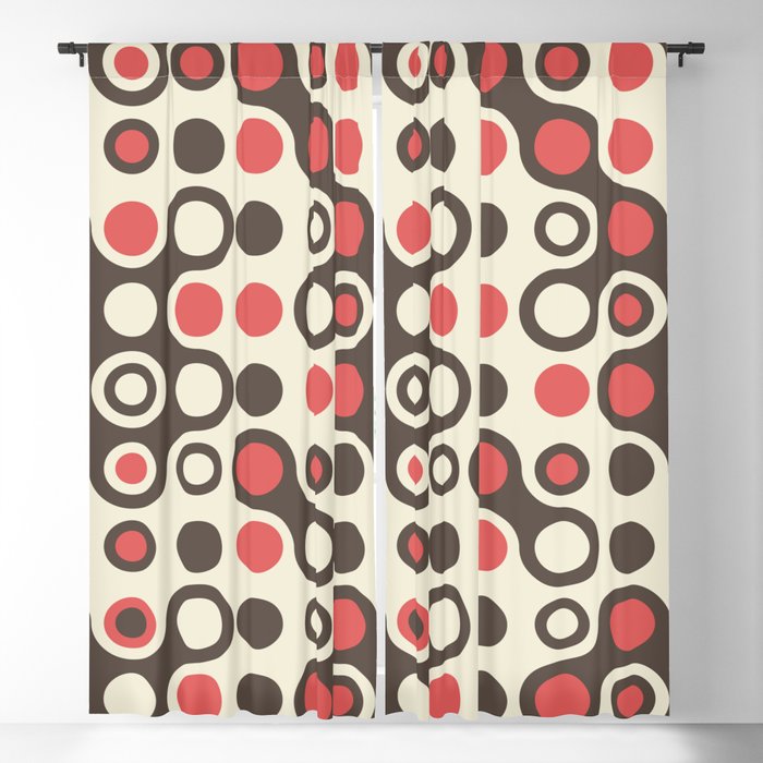 Mid Century Modern 25.4 Blackout Curtain