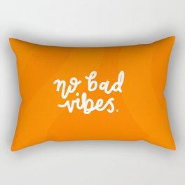 No Bad Vibes Rectangular Pillow