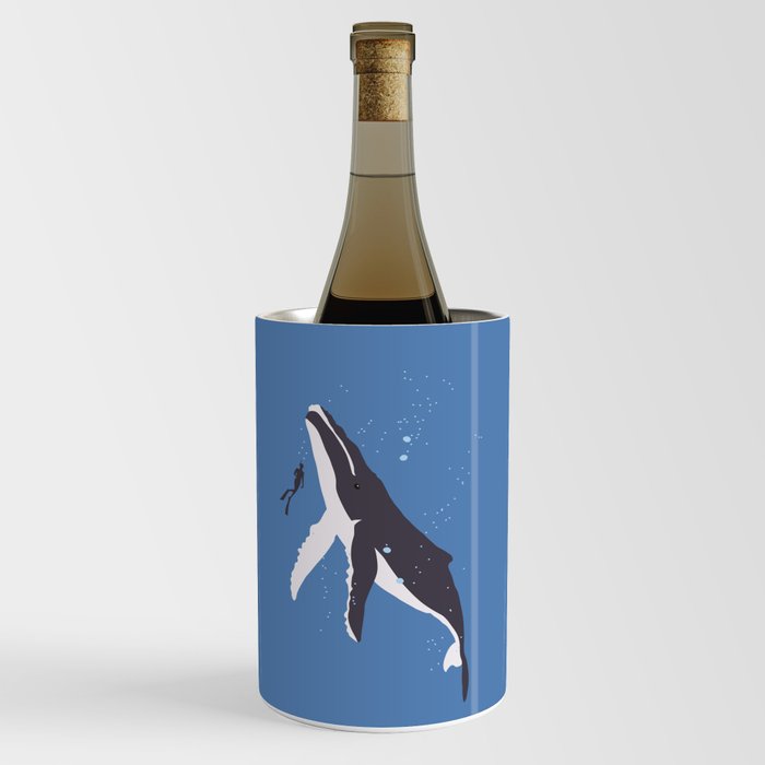 Humpback Whale and Human Wine Chiller