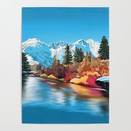 Leavenworth in Autumn Poster