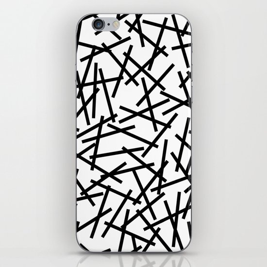 Kerpluk Black on White iPhone & iPod Skin