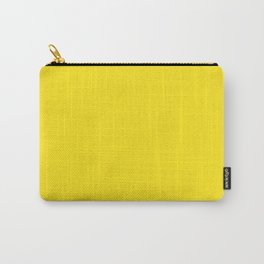 Minimalist Blazing Yellow Pantone Solid Color Trend Carry-All Pouch