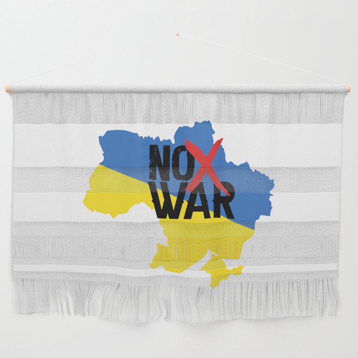 Ukraine No War Wall Hanging