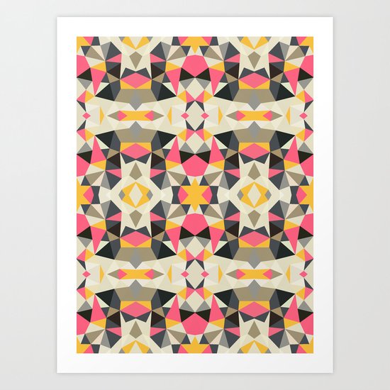 Lemonade Stand Tribal Art Print