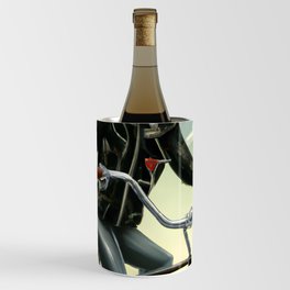 Anthropomorphic dog riding a bicycle Wine Chiller