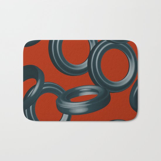 rings Bath Mat