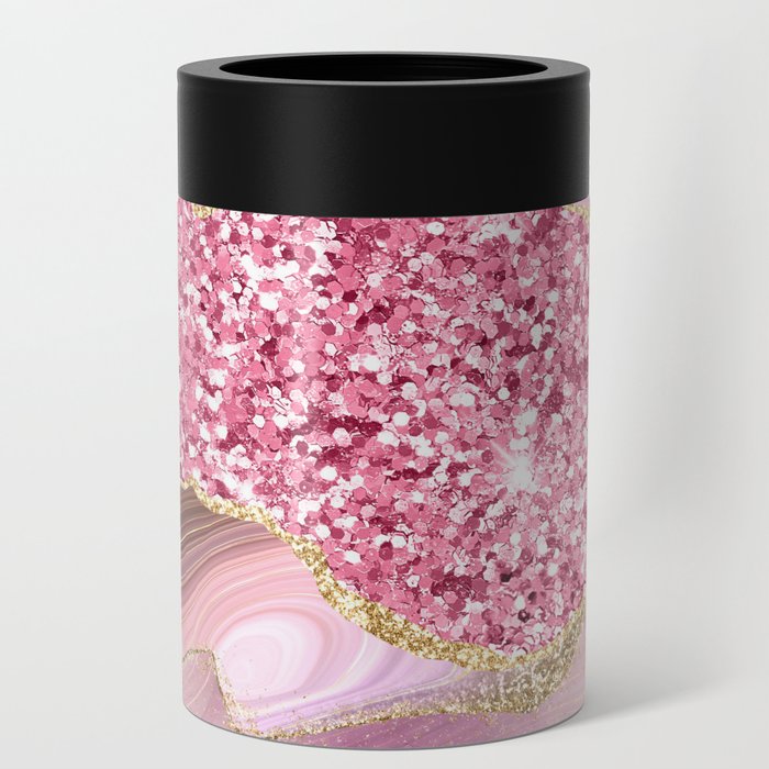 Agate Glitter Dazzle Texture 04 Can Cooler