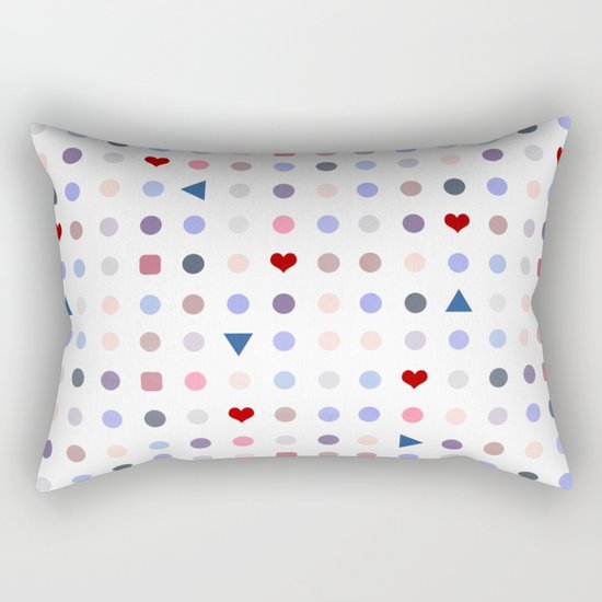Arcade Pattern Rectangular Pillow