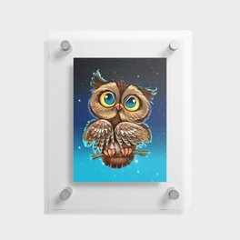 Owl Night Lovers Floating Acrylic Print