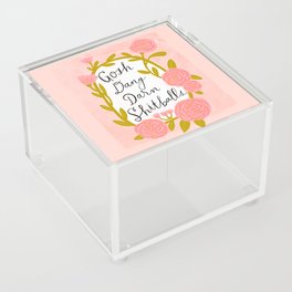 Gosh dang darn shitballs Acrylic Box