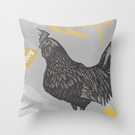 Easy now rude boy! Throw Pillow