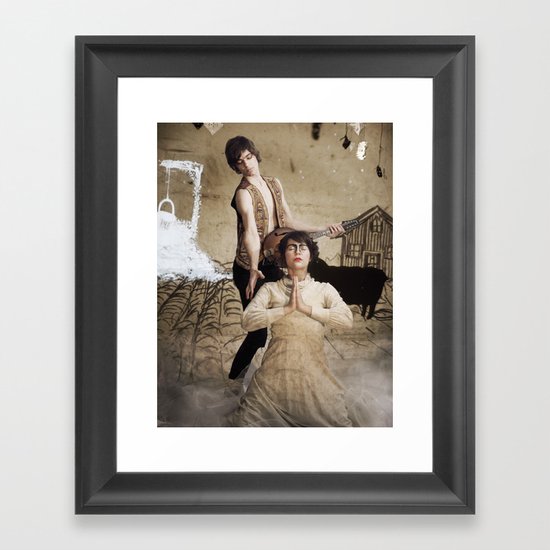 Snegurochka Framed Art Print