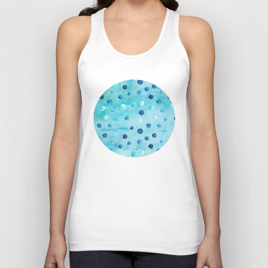 Polka Dot Pattern 03 Unisex Tank Top