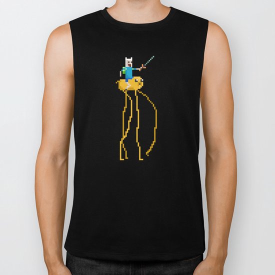 Pixel Time Biker Tank