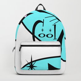 Cool Cat Blue Backpack