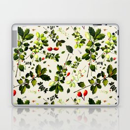 Holly Branch Clippings Laptop Skin