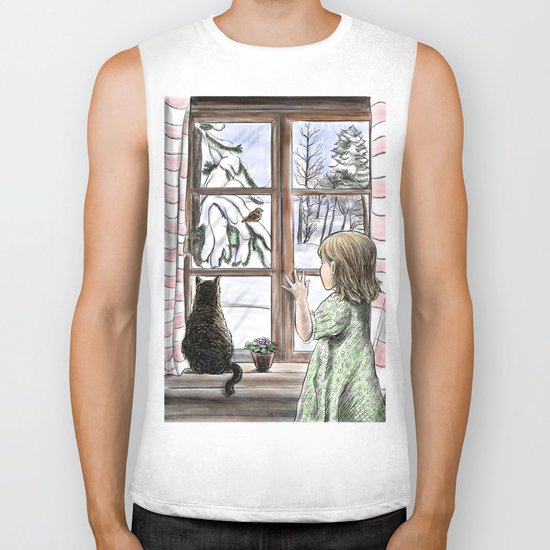 Window dreaming. Biker Tank