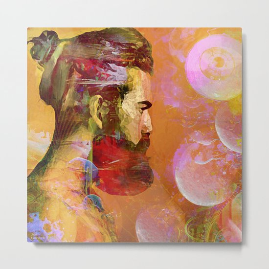The arrival of the Shaman Metal Print