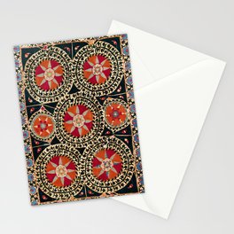 Katti Kurgan Suzani Uzbekistan Embroidery Print Stationery Card