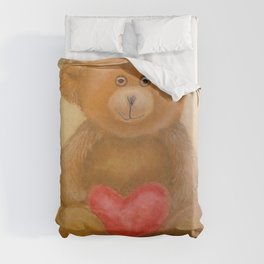 "Teddy Bear" Toy by pastel Duvet Cover