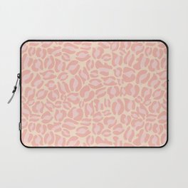 Pink Leopard Print Spots Animal Wildlife Laptop Sleeve