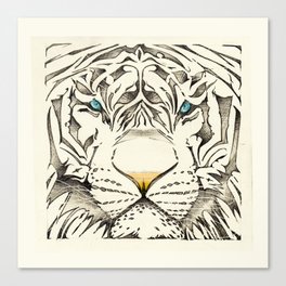The White Tiger Canvas Print