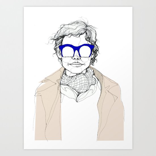 Glasses Art Print