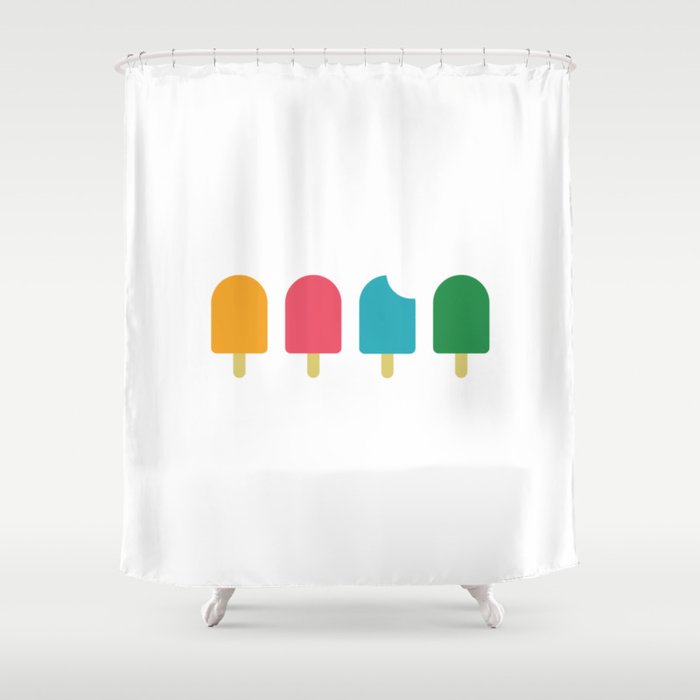 Popsicles Shower Curtain