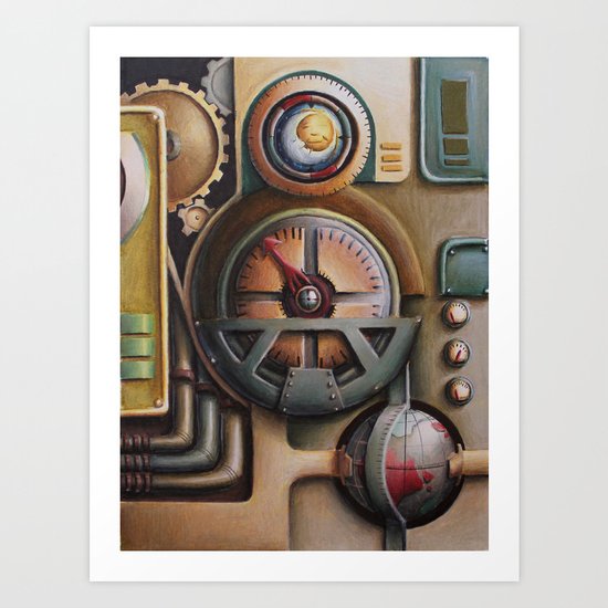 Dials Art Print