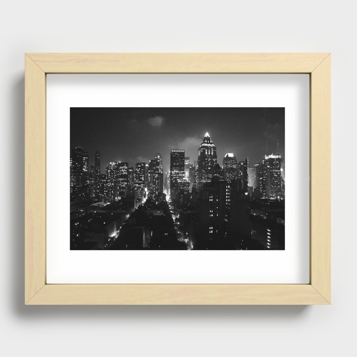 New York, New York Recessed Framed Print