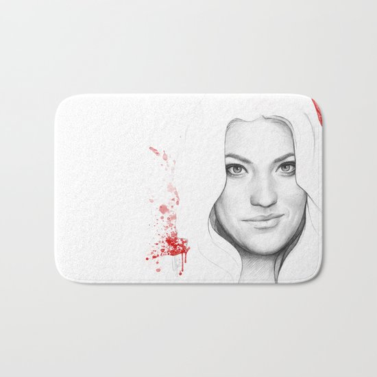 Debra and Blood Splatters Bath Mat