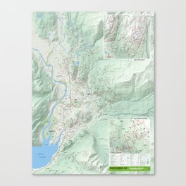 TrailMapps: Squamish Canvas Print