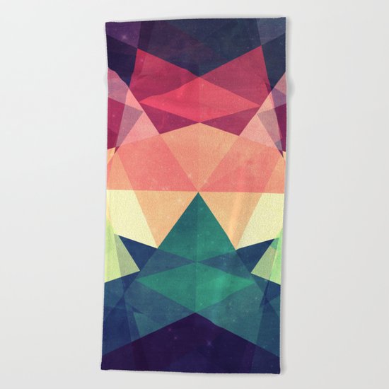 Looking at stars Beach Towel