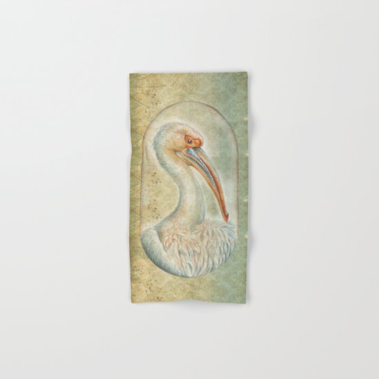 PELICAN IN CAPSULE Hand & Bath Towel