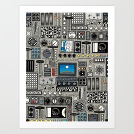 control board Art Print