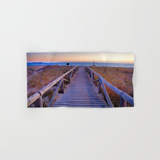 The path..., the beach.... Hand & Bath Towel