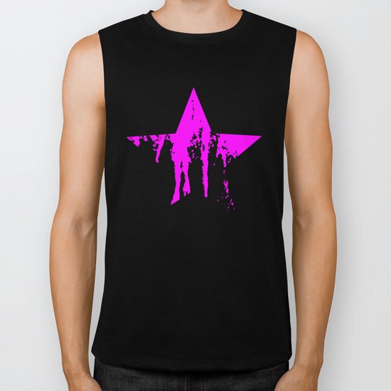 Scratched Paint Biker Tank