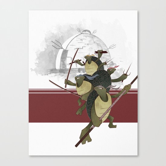 Turtle Drome Canvas Print