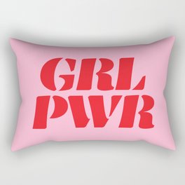 Girl Power GRL PWR Rectangular Pillow