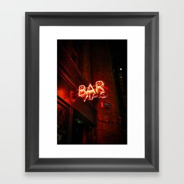 BAR (Color) Framed Art Print