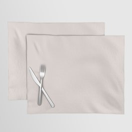 Off White Solid Color Pairs PPG Siesta Sands PPG1066-1 - All One Single Shade Hue Colour Placemat
