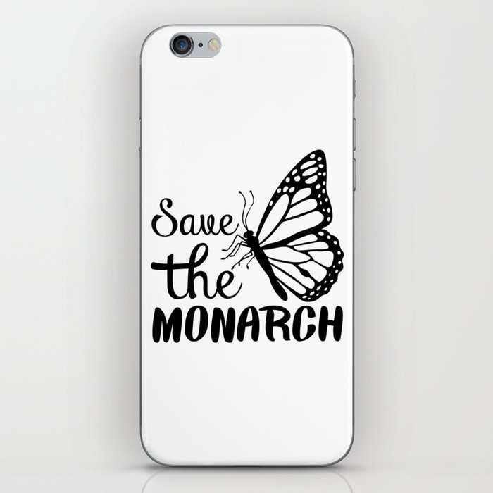 Save The Monarch Butterfly iPhone Skin